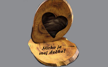 Drveni stalak za fotografiju