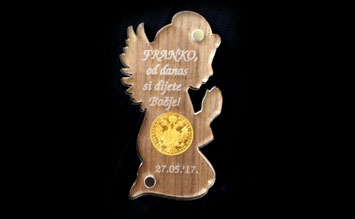 Vjerski motivi - žlica s porukom