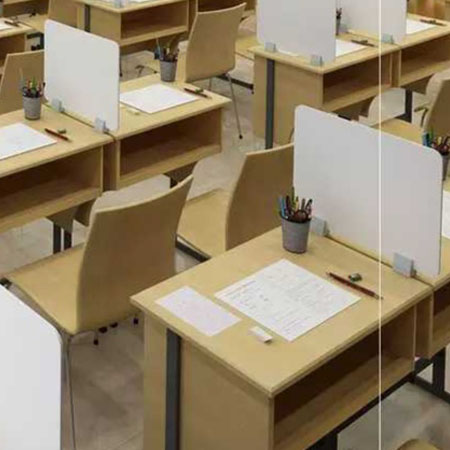 Pleksiglas pregrade za školu