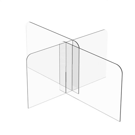 Pleksiglas pregrade za poslovni prostor